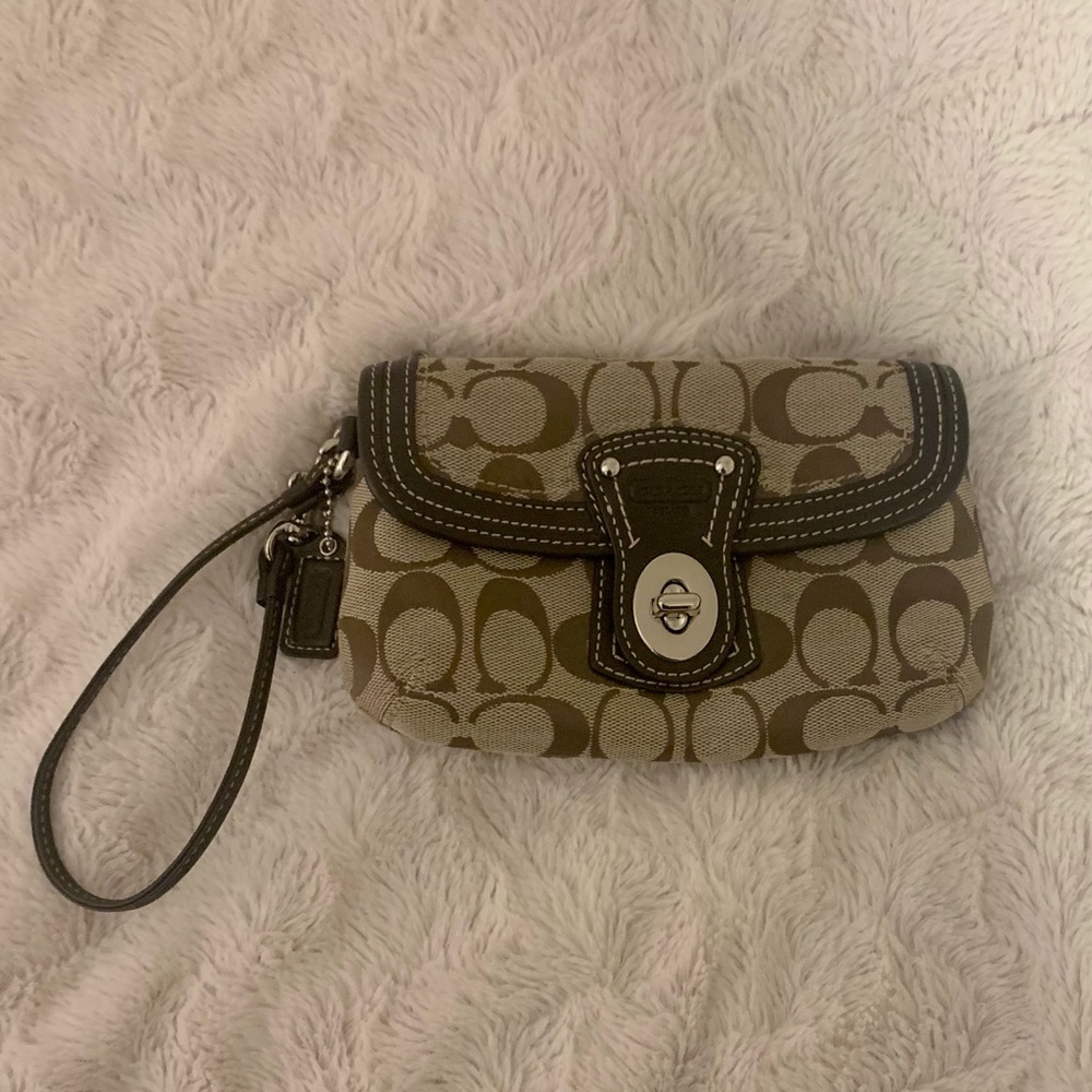 Vintage Coach Wristlet